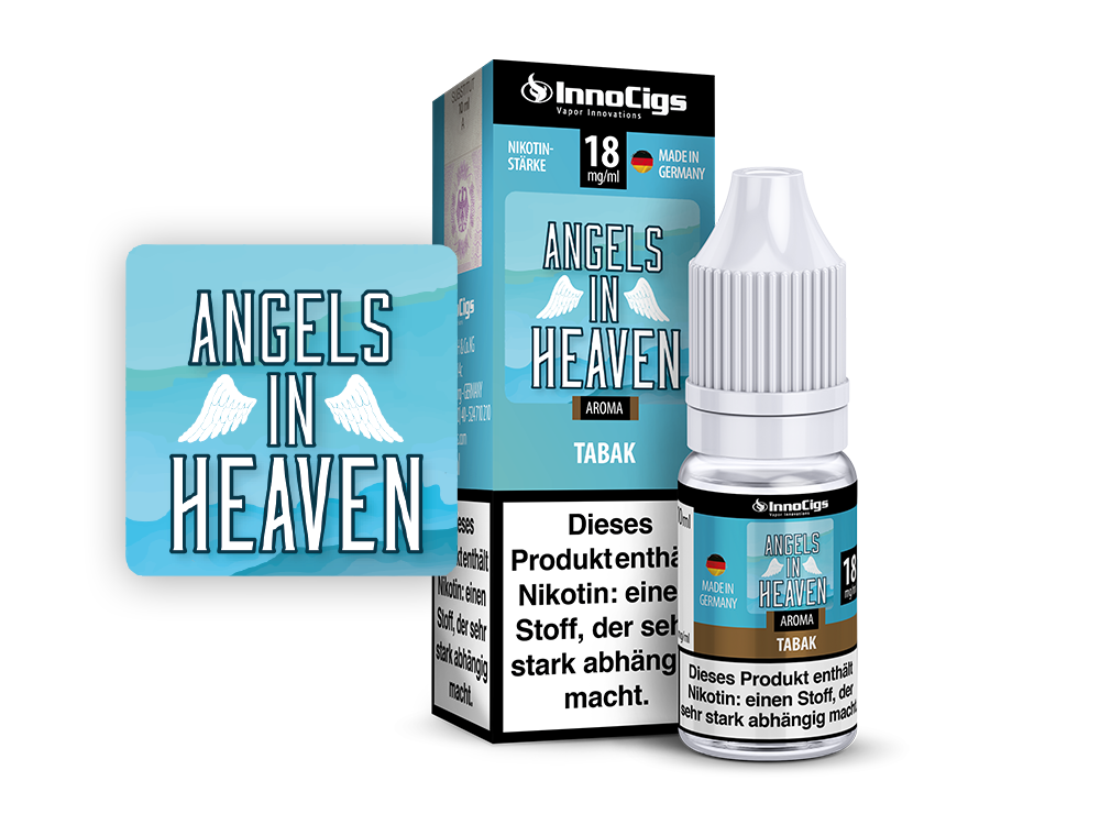 Angels in Heaven Tabak Aroma - Liquid für E-Zigaretten - 0 mg/ml
