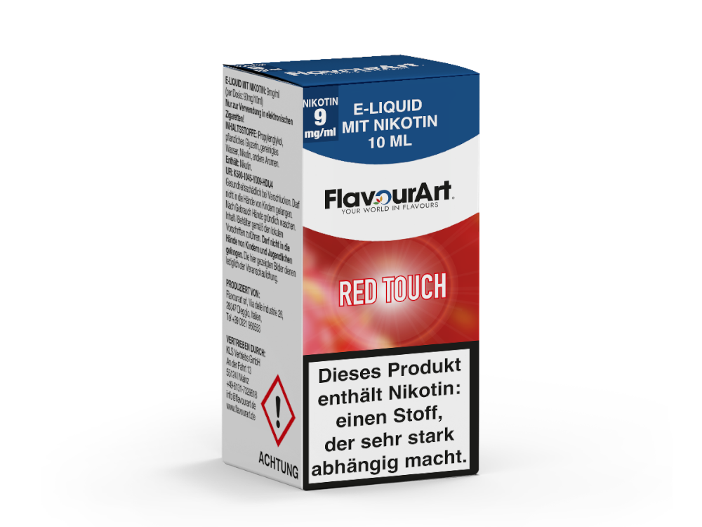 FlavourArt - E-Zigaretten Liquid - Red Touch - 9 mg/ml