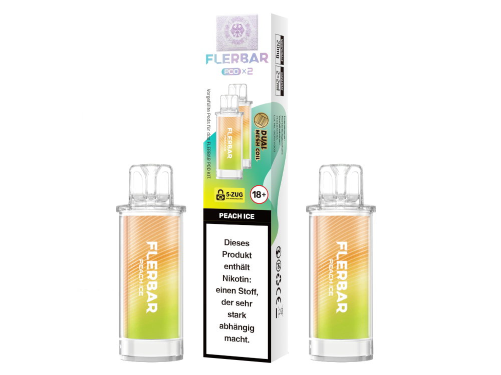 Flerbar - POD - Prefilled - Peach Ice