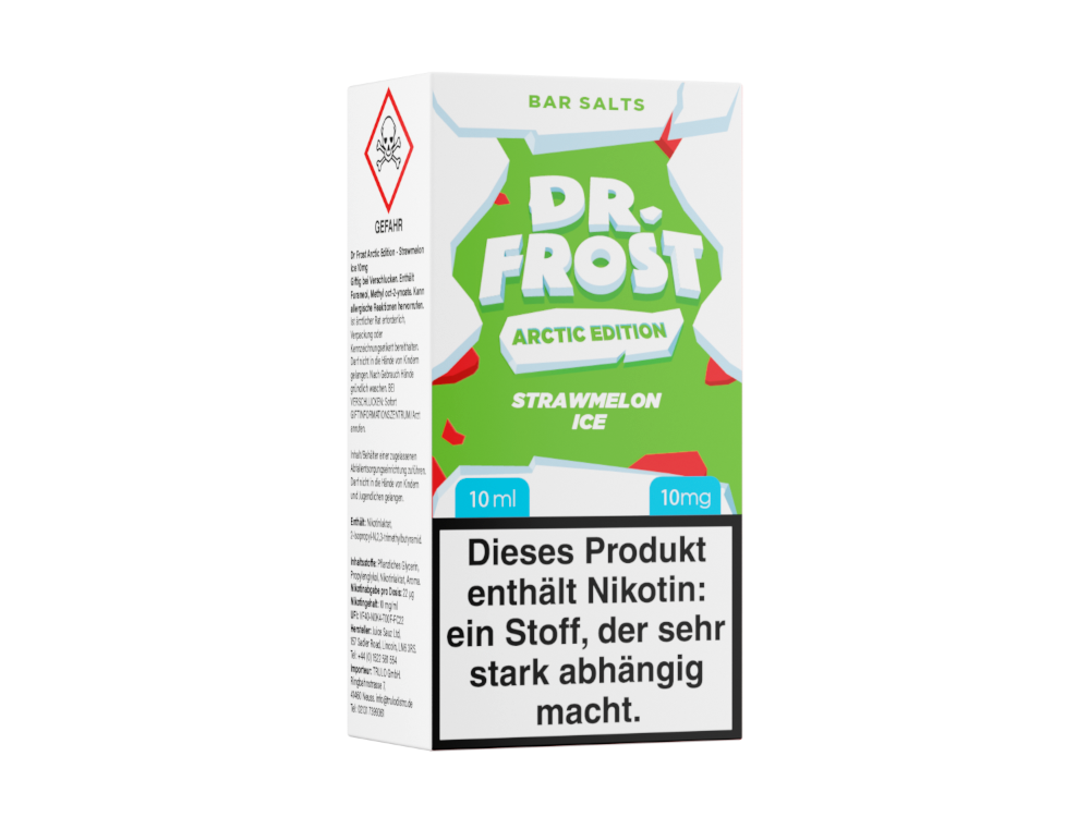 Dr. Frost - Arctic Edition - Nikotinsalz Liquid - Strawmelon Ice - 10 mg/ml