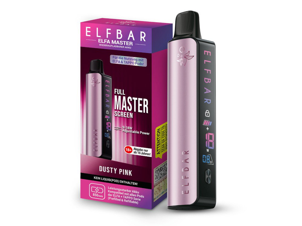 Elfbar Elfa Master 850 mAh Dusty Pink Elfbar Elfa Master 850 mAh Dusty Pink
