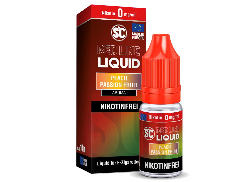 SC - Red Line - Peach Passion Fruit V2 - Nikotinsalz Liquid - 0 mg/ml