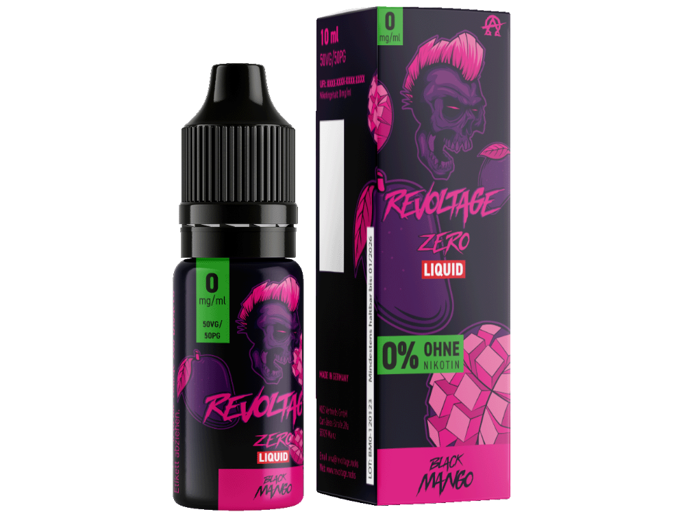 Revoltage - Tobacco Gold - Hybrid Nikotinsalz Liquid - Black Mango - 0 mg/ml
