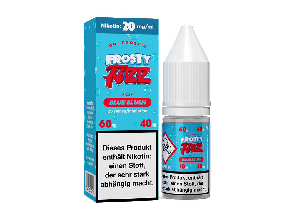 Dr. Frost - Frosty Fizz - Blue Slush - Nikotinsalz Liquid 20 mg/ml - Blue Slush