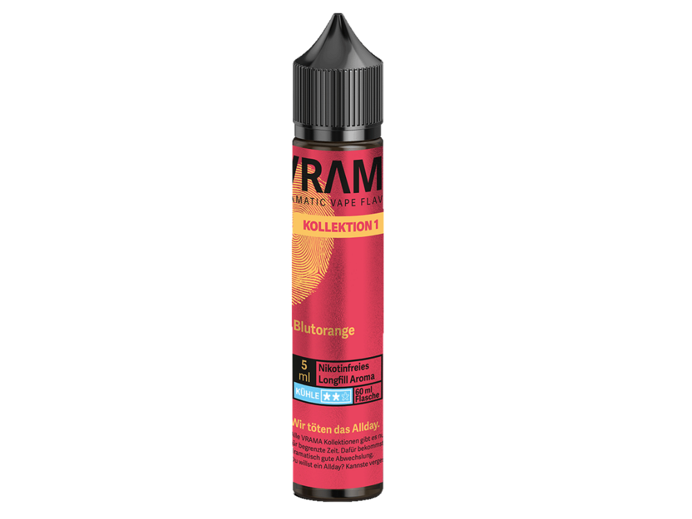 VRAMA - Kollektion 1 - Longfills 5 ml - Blutorange