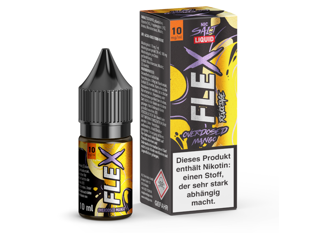 Revoltage - FLEX Nikotinsalz Liquid - Mango - 10 mg/ml