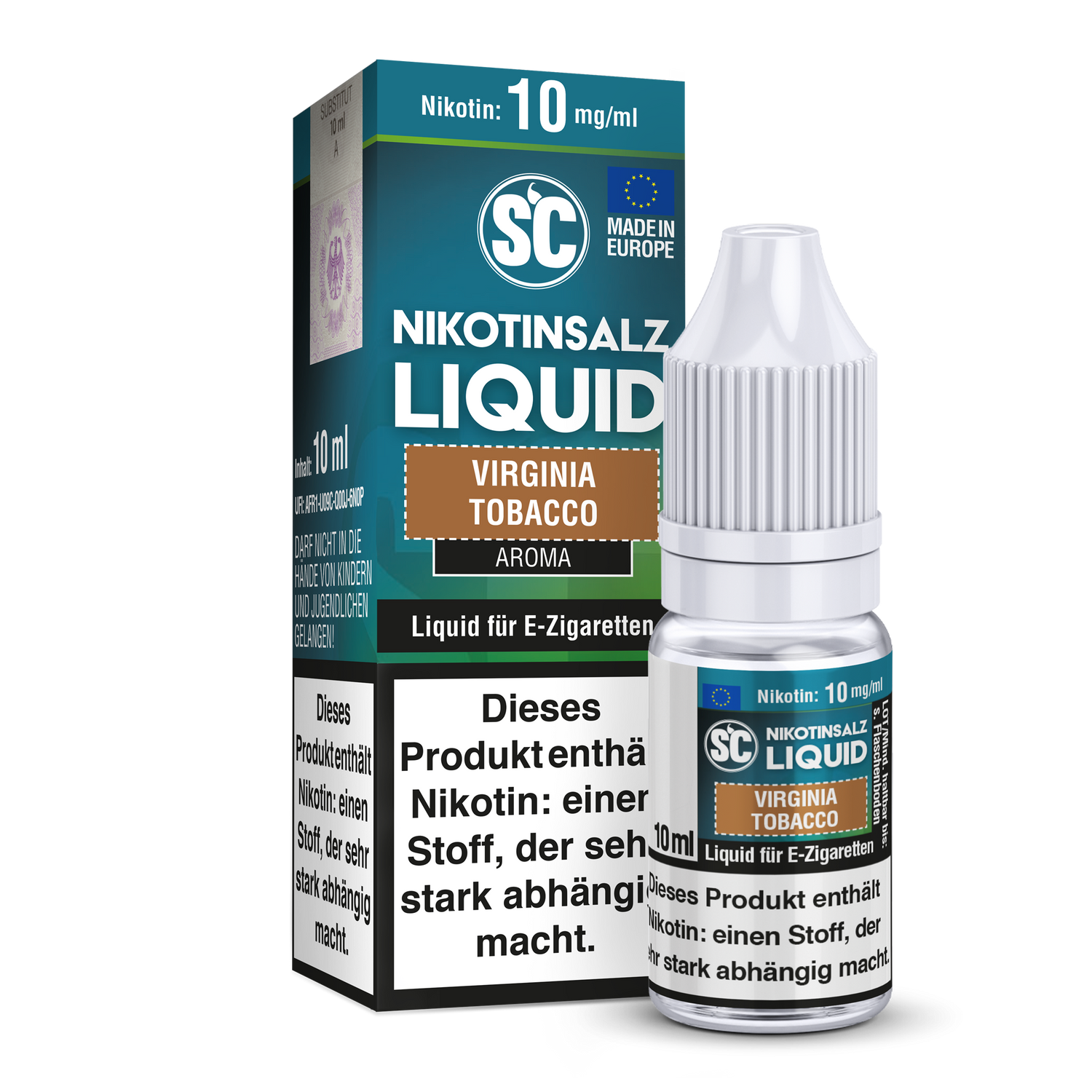 SC - Virginia Tobacco - Nikotinsalz Liquid - 10 mg/ml
