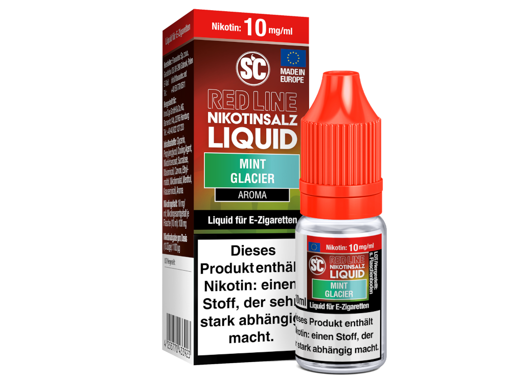SC - Red Line - Mint Glacier - Nikotinsalz Liquid - 10 mg/ml
