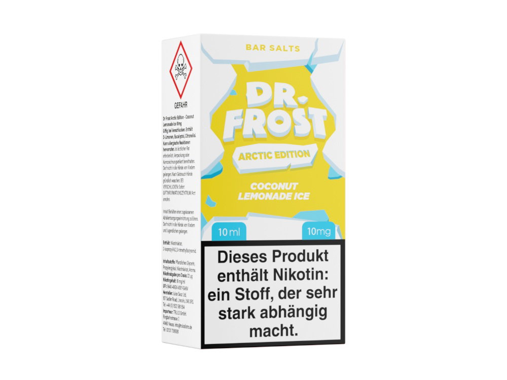 Dr. Frost - Arctic Edition - Nikotinsalz Liquid - Coconut Lemonade Ice - 10 mg/ml