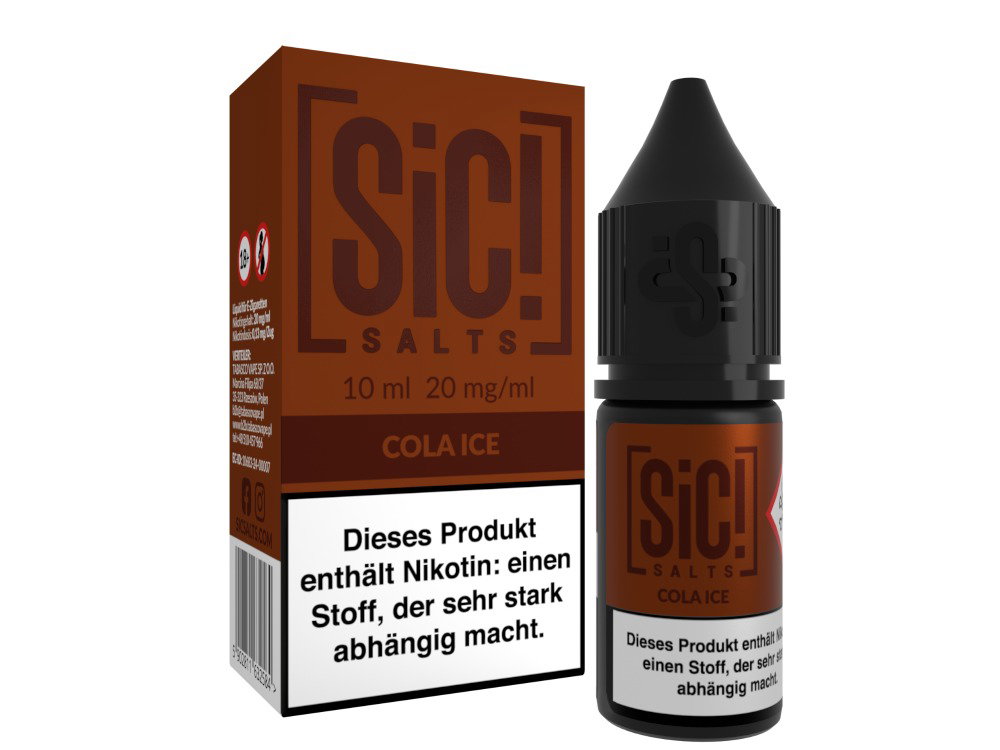 SiC! Salts - Nikotinsalz Liquid - Cola Ice - 20 mg/ml