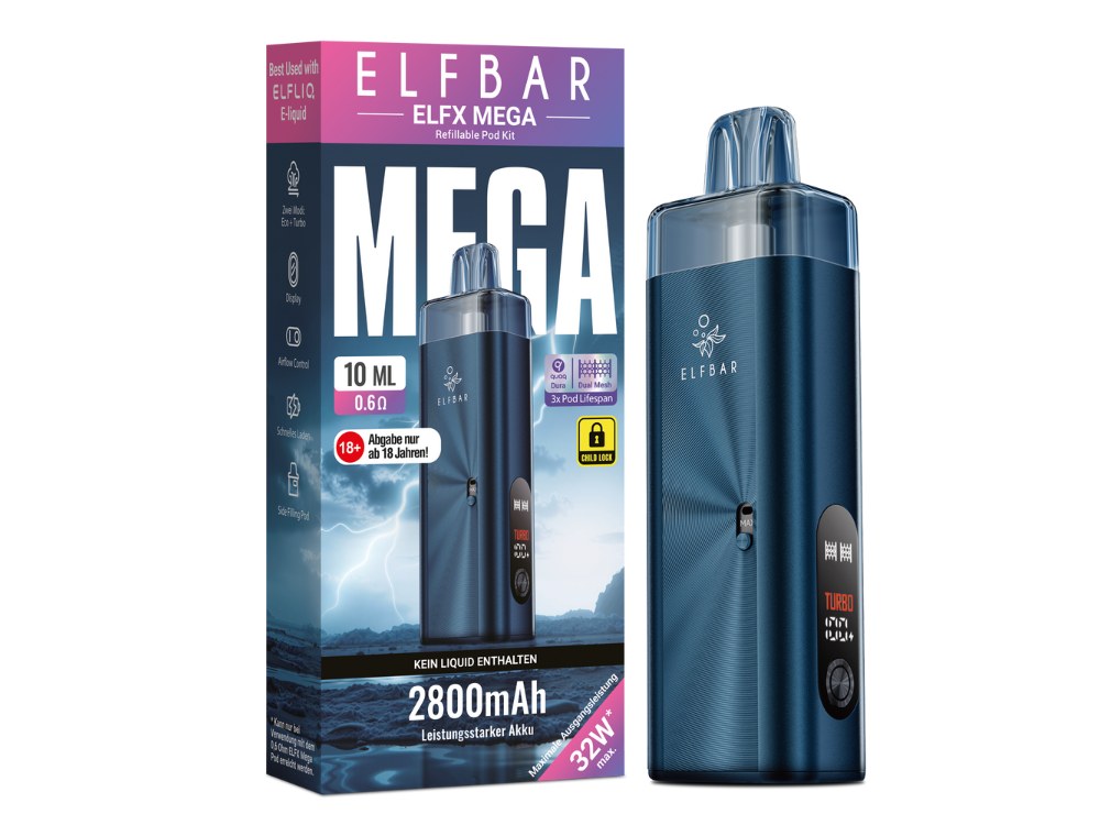 Elfbar ELFX Mega Set Navy Elfbar ELFX Mega Set Navy