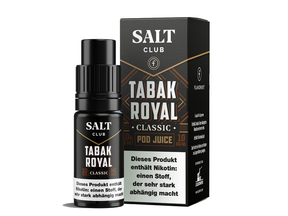Salt Club - Flavorist Tabak Royal - Classic - Nikotinsalz Liquid 10 mg/ml