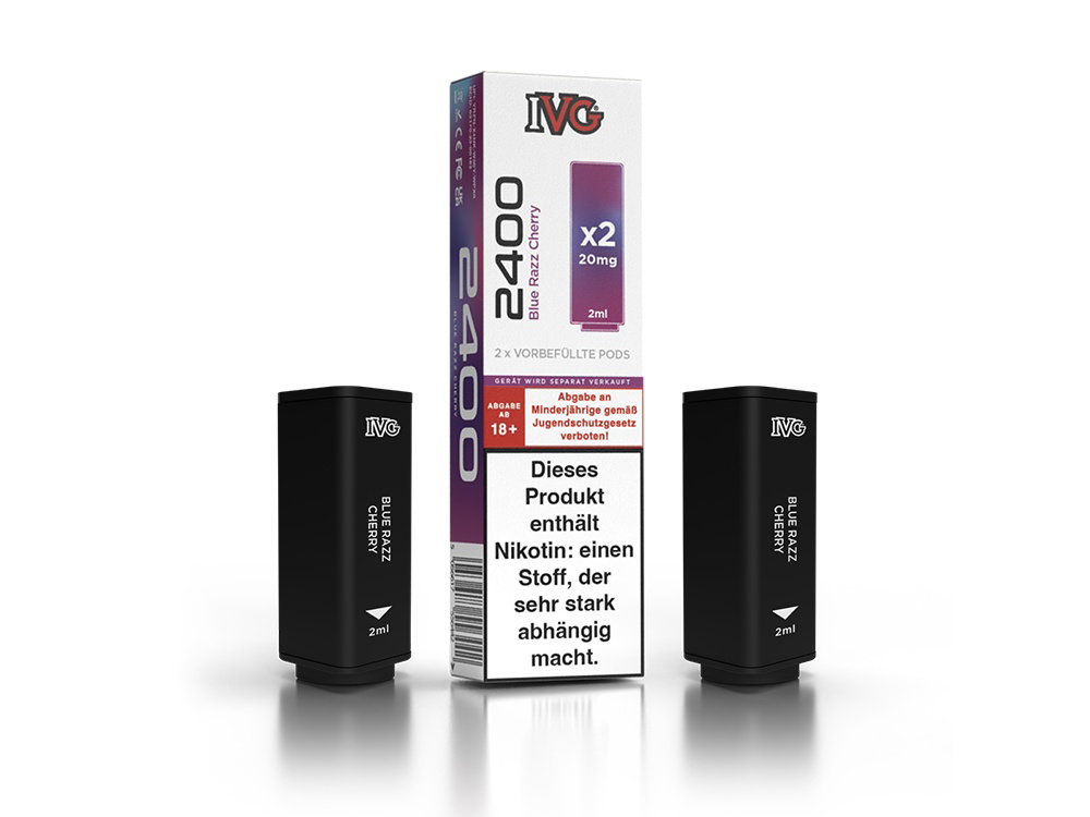 IVG - 2400 Pod 20 mg/ml - Prefilled - Blue Razz Cherry
