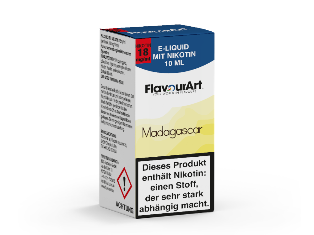 FlavourArt - E-Zigaretten Liquid - Madagascar - 18 mg/ml