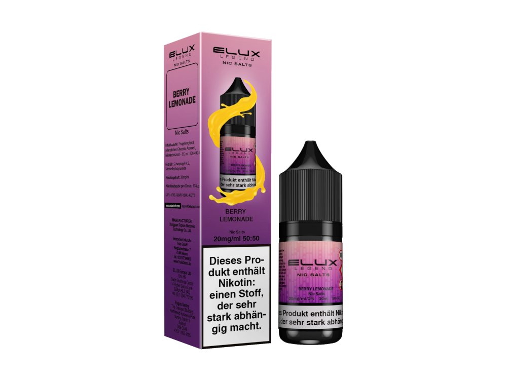 Elux - Nikotinsalz Liquid - Berry Lemonade