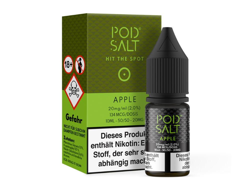 Pod Salt - Apple - Nikotinsalz Liquid - 20 mg/ml