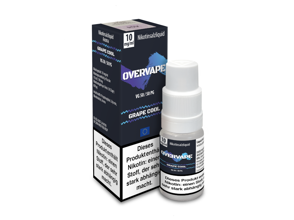 Overvape - Grape Cool - Nikotinsalz Liquid 10 mg/ml
