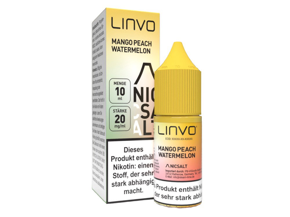 Linvo - Nikotinsalz Liquid - Mango Peach Watermelon - 20 mg/ml