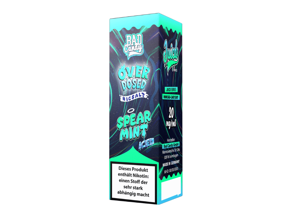 Bad Candy Liquids - Juicd - Nikotinsalz Liquid - Spearmint - 10 mg/ml