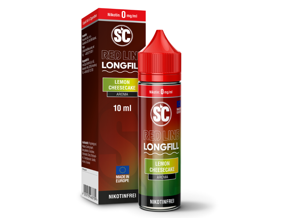 SC - Red Line Longfills 10 ml - Lemon Cheesecake