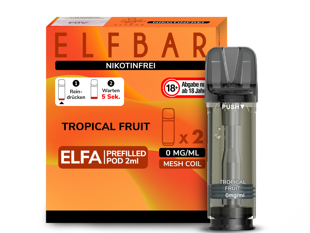 Elfbar Elfa Pod 20 mg/ml - Prefilled - Tropical Fruit