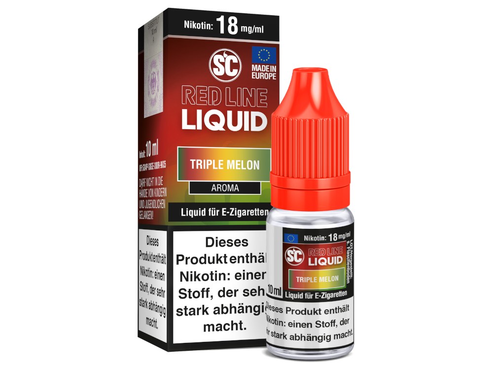 SC - Red Line Nikotin - Triple Melon - 18 mg/ml
