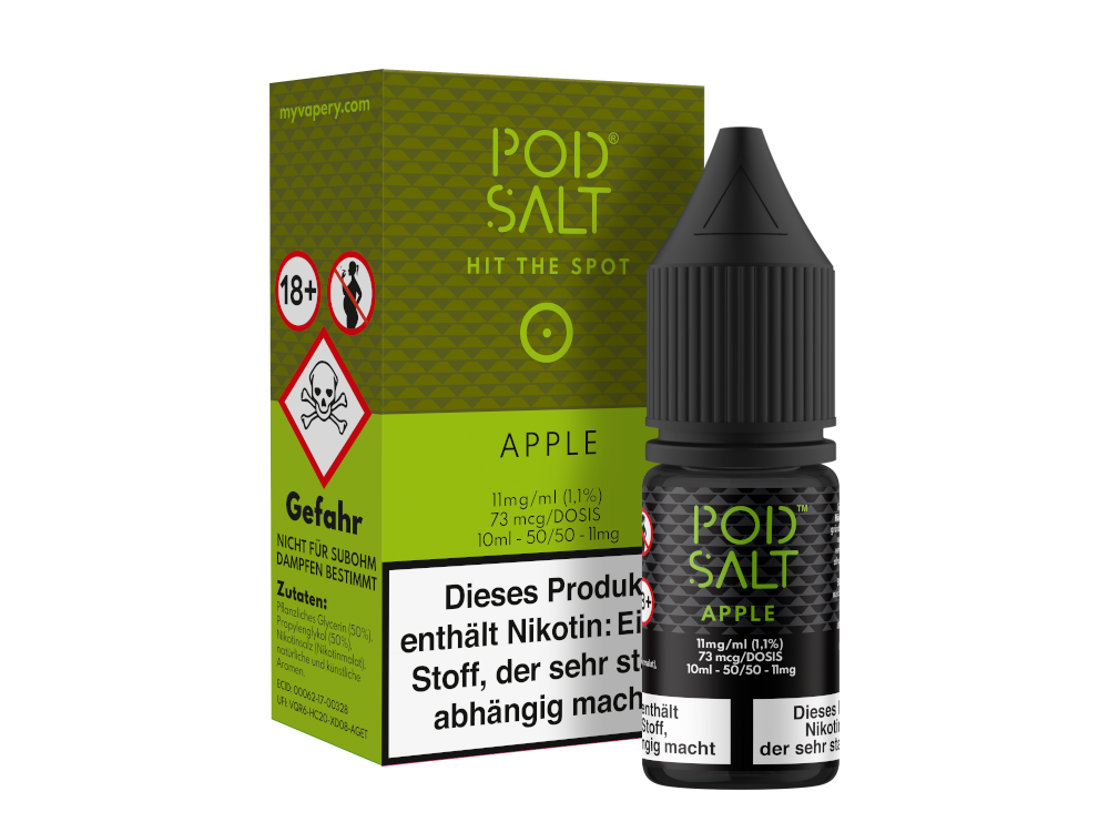 Pod Salt - Apple - Nikotinsalz Liquid - 11 mg/ml