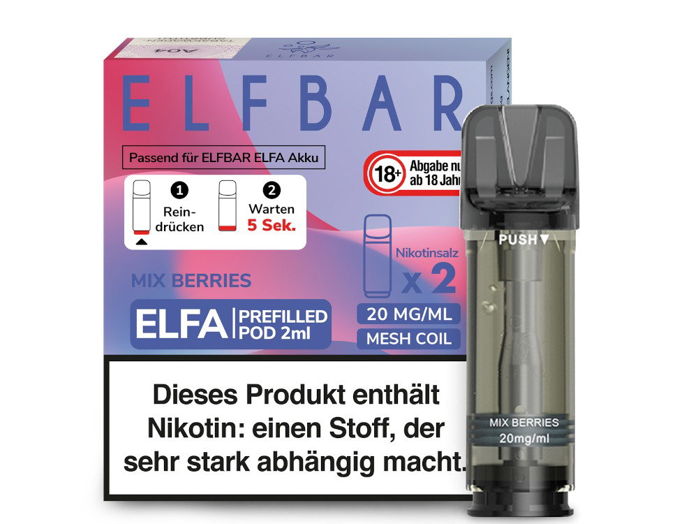Elfbar Elfa Pod 20 mg/ml - Prefilled - Mix Berries