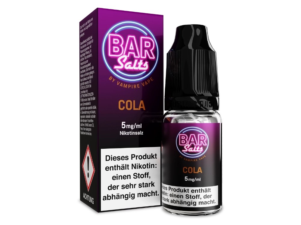 Vampire Vape - Bar Salts - Nikotinsalz Liquid - Cola - 5 mg/ml