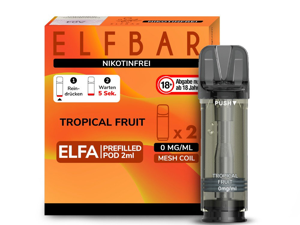 Elfbar Elfa Pod 20 mg/ml - Prefilled - Tropical Fruit