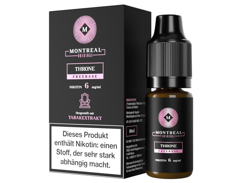 Montreal Original - E-Zigaretten Liquid - Throne - 6 mg/ml
