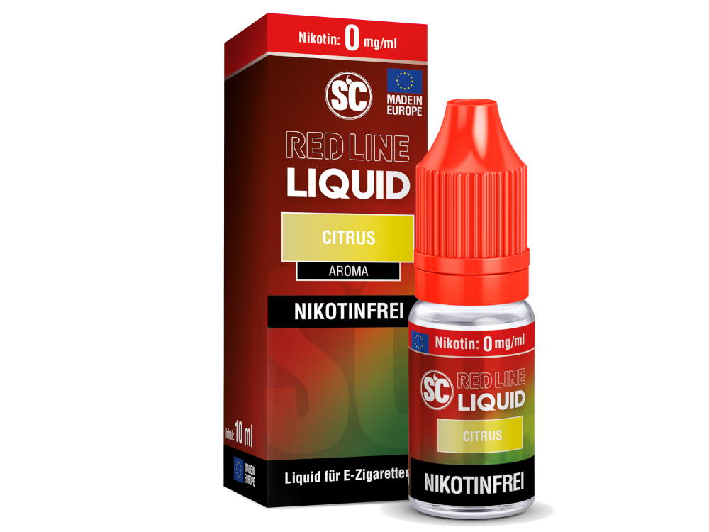 SC - Red Line - Citrus - Nikotinsalz Liquid - 0 mg/ml