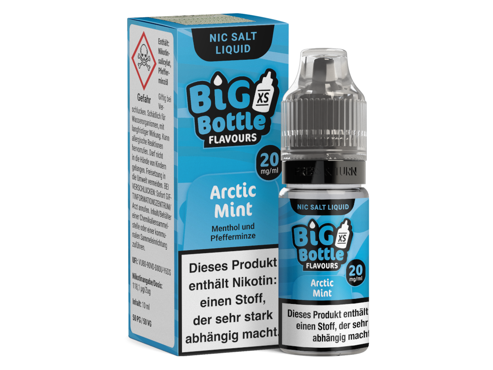 Big Bottle - Artic Mint - Nikotinsalz Liquid - 20 mg/ml