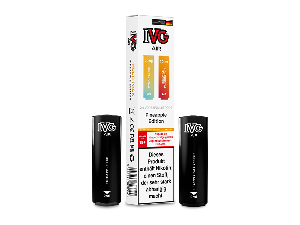 IVG AIR Pod Multi Flavour Edition - Prefilled - Pineapple Edition - 20 mg/ml