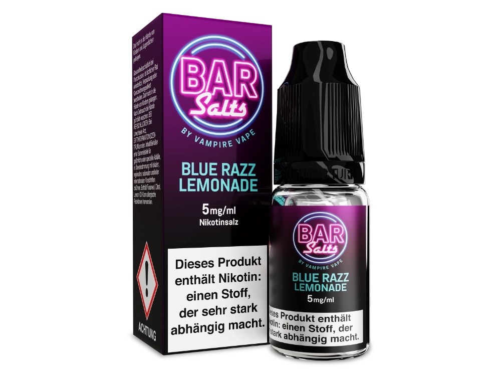 Vampire Vape - Bar Salts - Nikotinsalz Liquid - Blue Razz Lemonade - 5 mg/ml