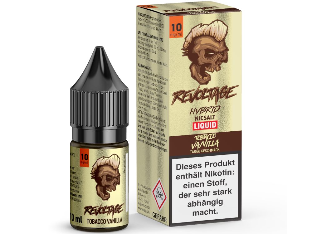 Revoltage - Hybrid Nikotinsalz Liquid - Tobacco Vanilla - 10 mg/ml