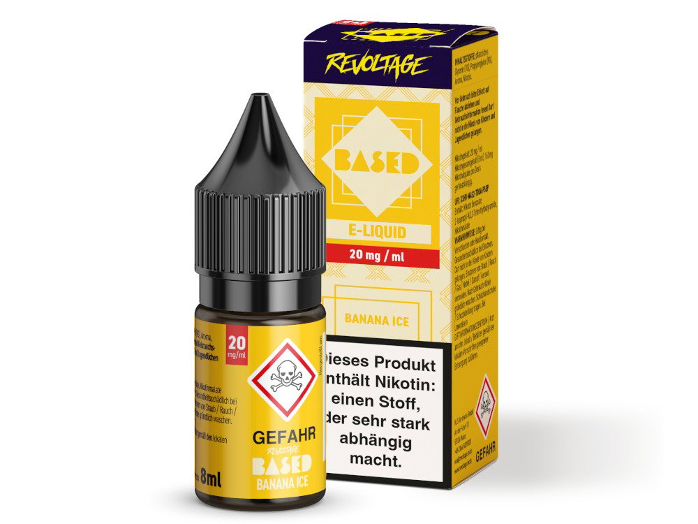 Revoltage - BASED - Hybrid Nikotinsalz Liquid - Banana Ice - 20 mg/ml