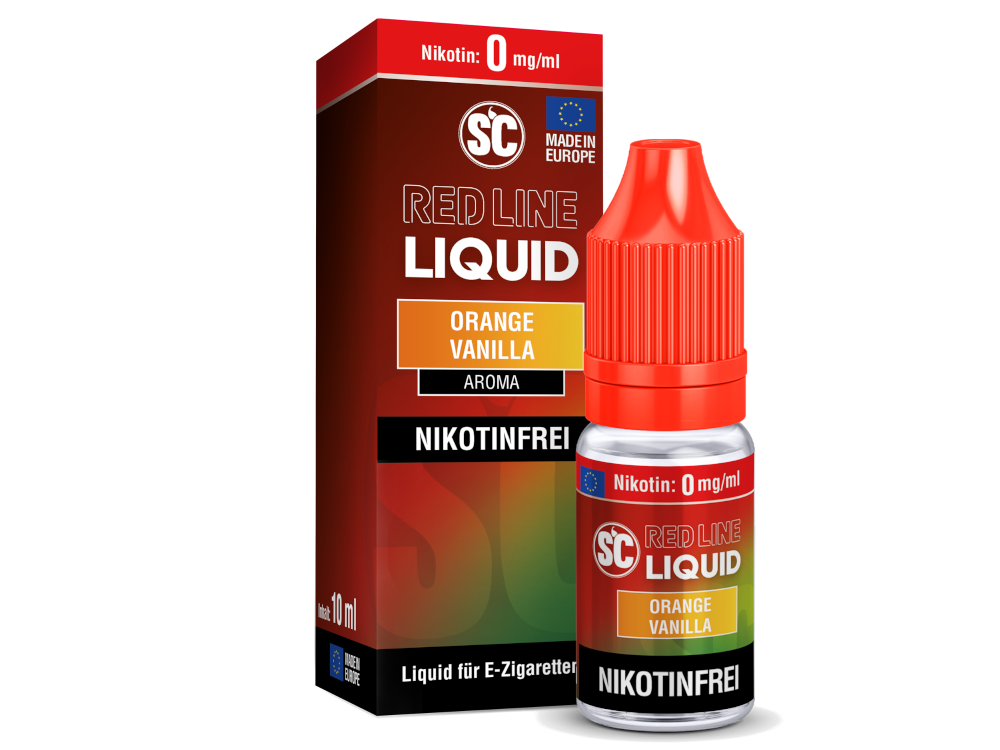 SC - Red Line - Orange Vanilla - Nikotinsalz Liquid - 0 mg/ml