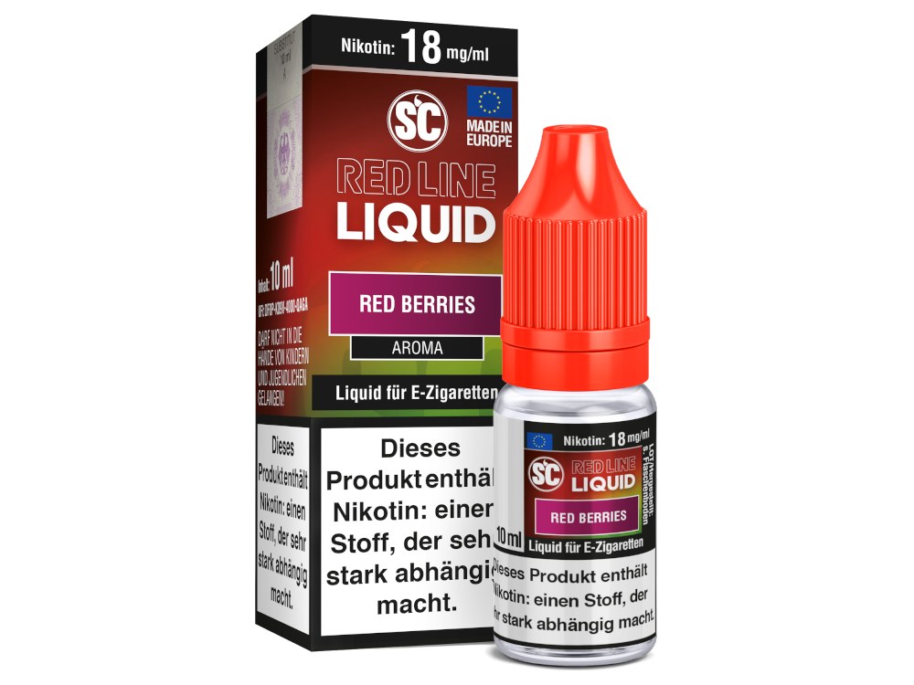 SC - Red Line Nikotin - Red Berries - 18 mg/ml