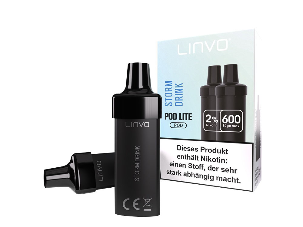 Linvo - Pod Lite Cartridge - Prefilled - Storm Drink - 20 mg/ml