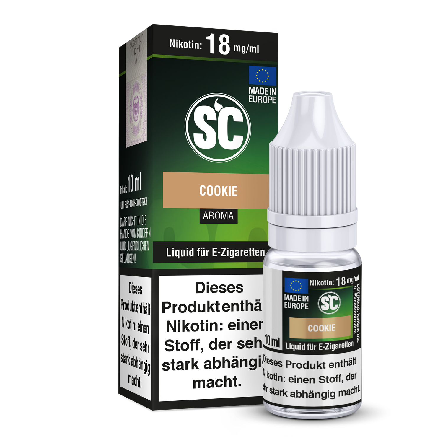 Cookie E-Zigaretten Liquid - 18 mg/ml