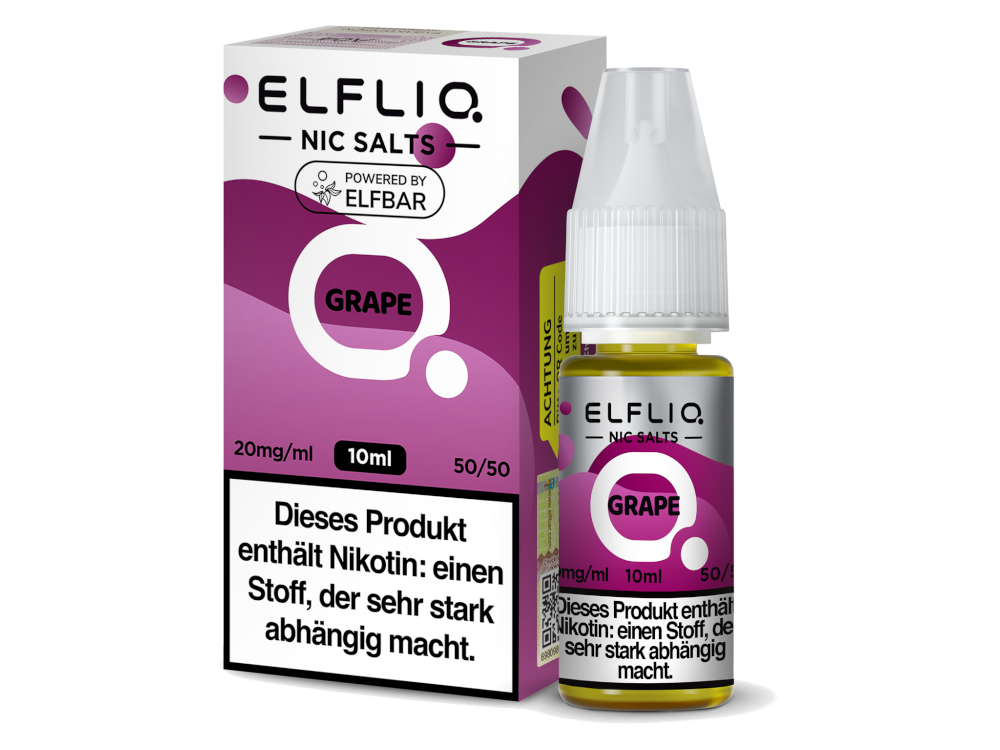 ELFLIQ - Grape - Nikotinsalz Liquid 20 mg/ml