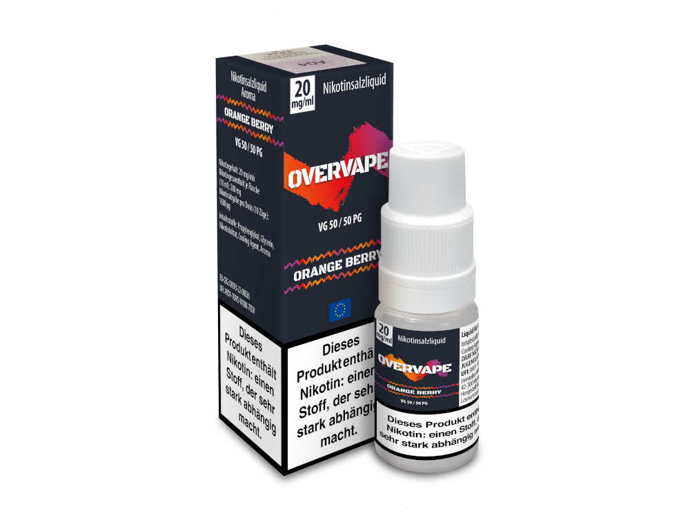 Overvape - Nikotinsalz Liquid - Orange Berry - 20 mg/ml