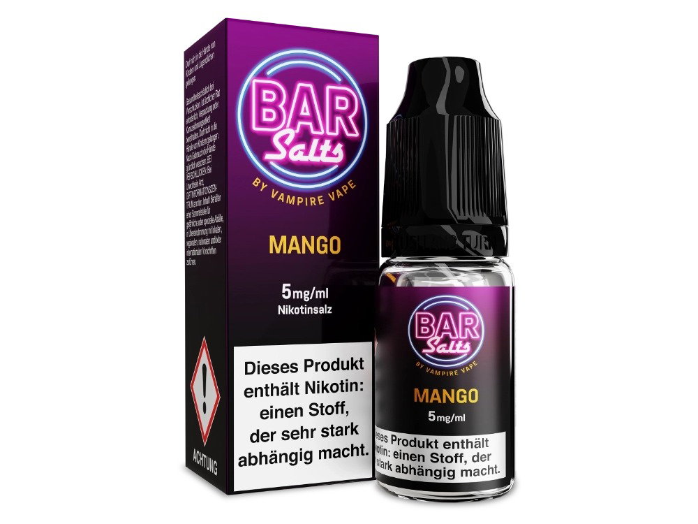 Vampire Vape - Bar Salts - Nikotinsalz Liquid - Mango - 5 mg/ml