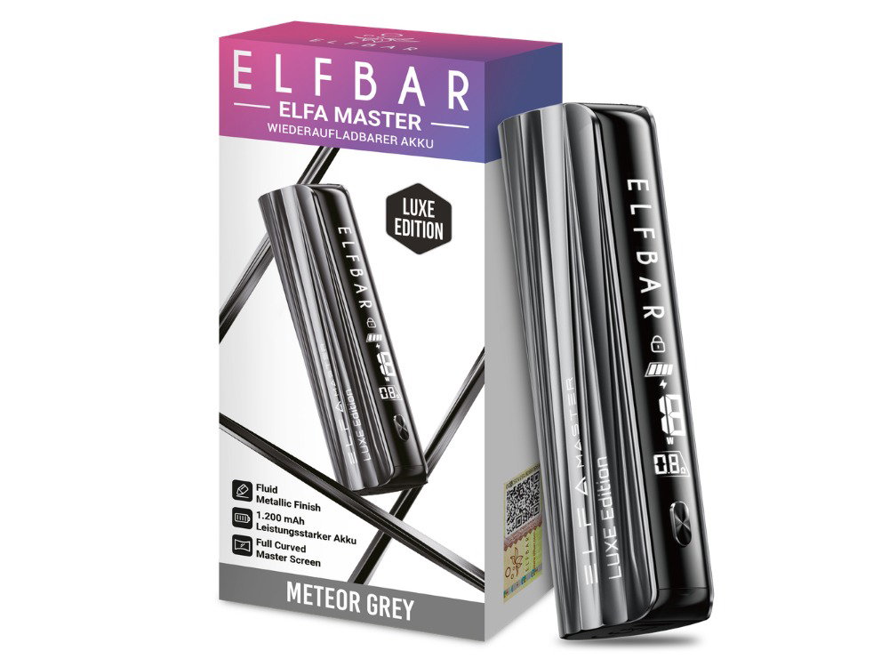 Elfbar - Elfa Master Luxe Edition Akku 1200 mAh - Meteor Grey