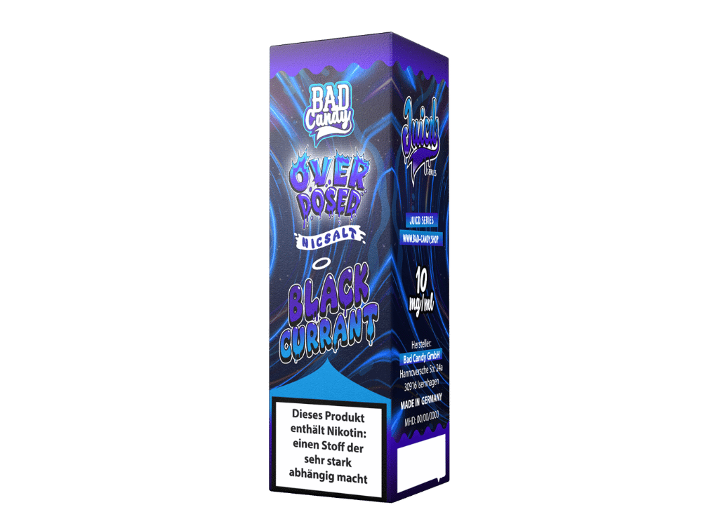Bad Candy Liquids - Juicd - Nikotinsalz Liquid - Blackcurrant