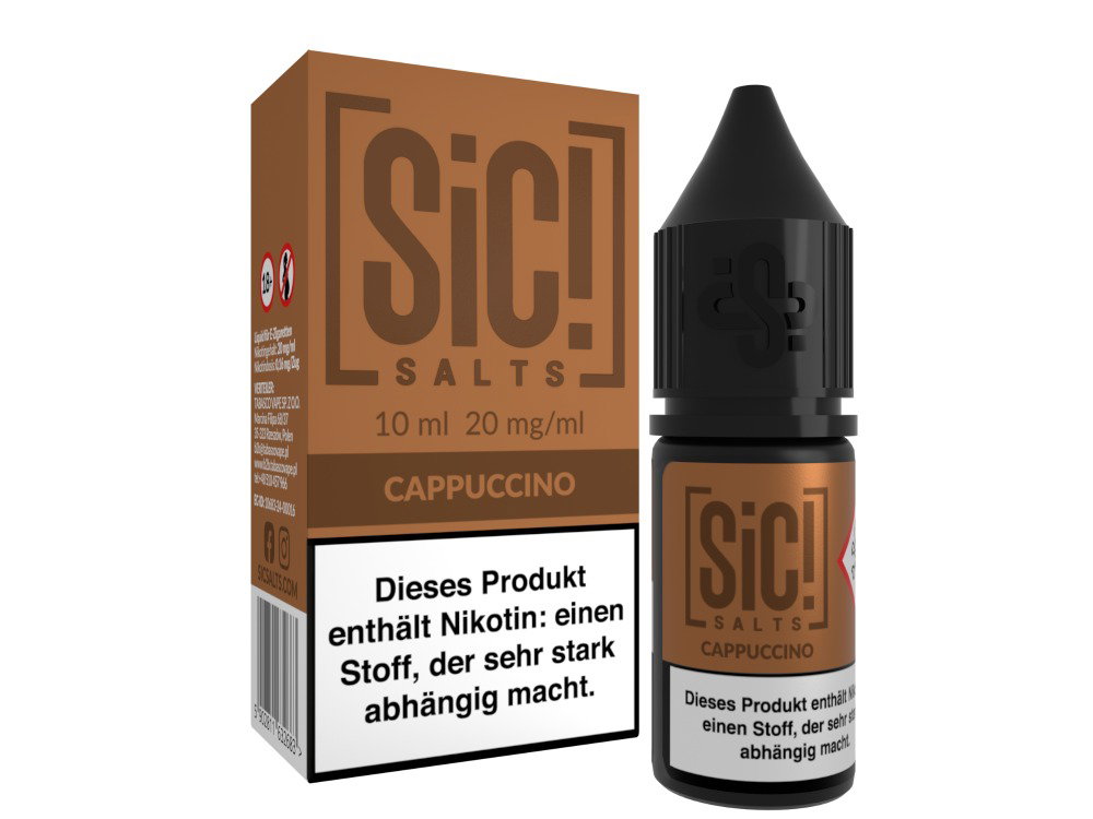SiC! Salts - Nikotinsalz Liquid - Cappuccino - 20 mg/ml