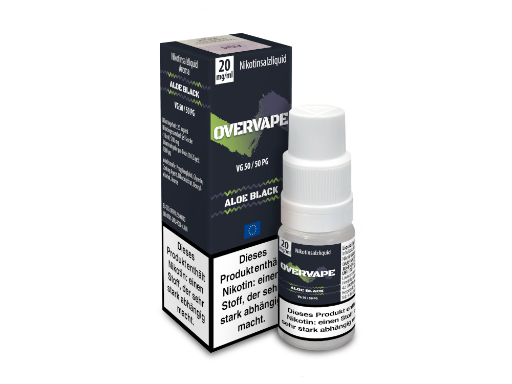 Overvape - Nikotinsalz Liquid - Aloe Black - 20 mg/ml