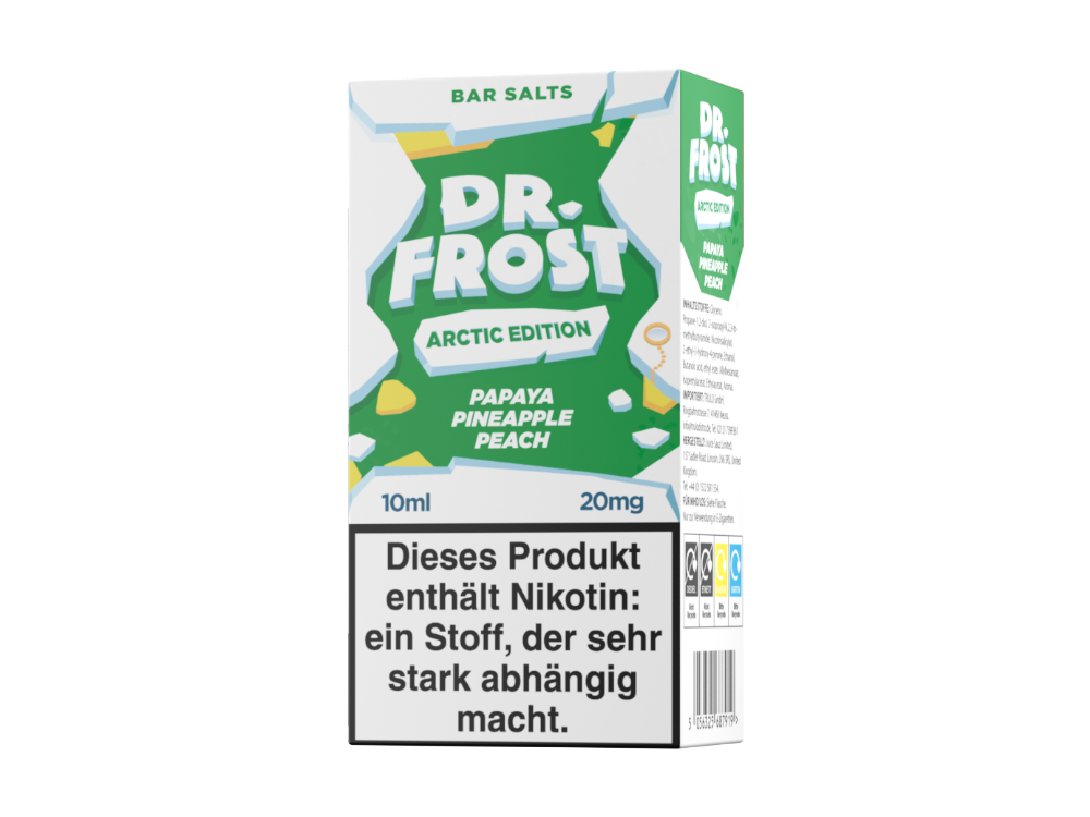 Dr. Frost - Arctic Edition - Nikotinsalz Liquid - Papaya Pineapple Peach - 20 mg/ml