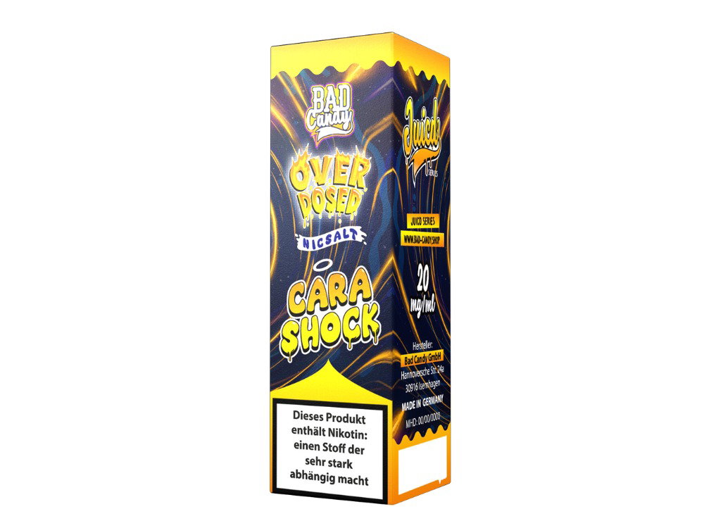 Bad Candy Liquids - Juicd - Nikotinsalz Liquid - Cara Shock - 20 mg/ml